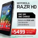 Frávega celulares presenta el Razr HD 2013